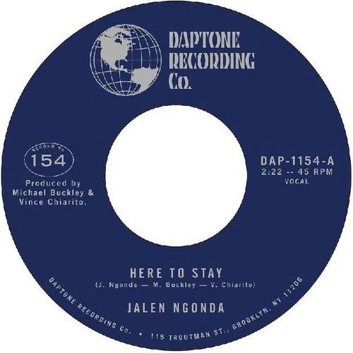 Here To Stay / If You Don't Want My Love - Jalen Ngonda - Musiikki - DAPTONE - 0823134115415 - perjantai 29. maaliskuuta 2024