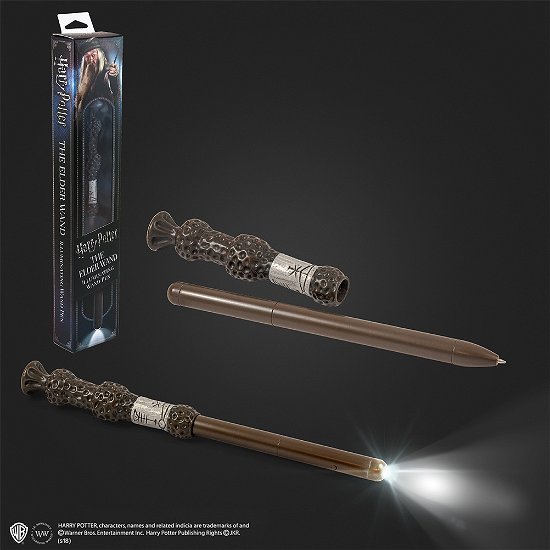 Elder Wand Illuminating Wand Pen - Harry Potter - Merchandise - NOBLE COLLECTION UK LTD - 0849421004415 - 