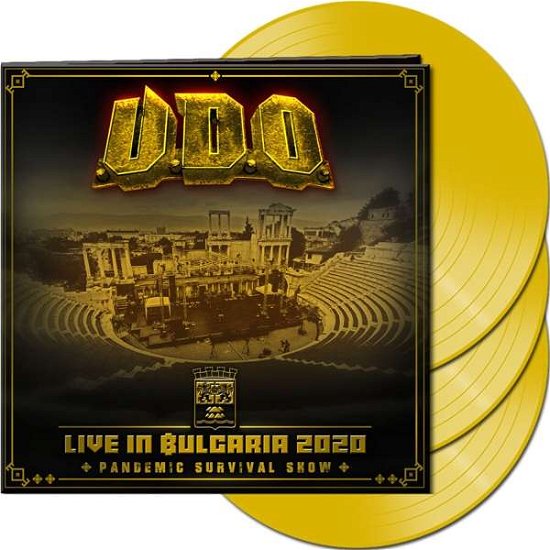 Cover for U.d.o. · Live in Bulgaria 2020: Pandemic Survival (LP) (2021)
