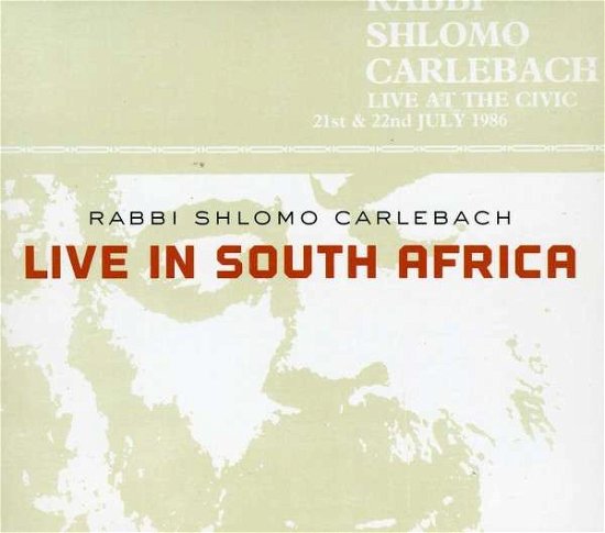 Live in South Africa - Shlomo Carlebach - Musik - SOJOURN RECORDS - 0896520002415 - 8. Oktober 2013