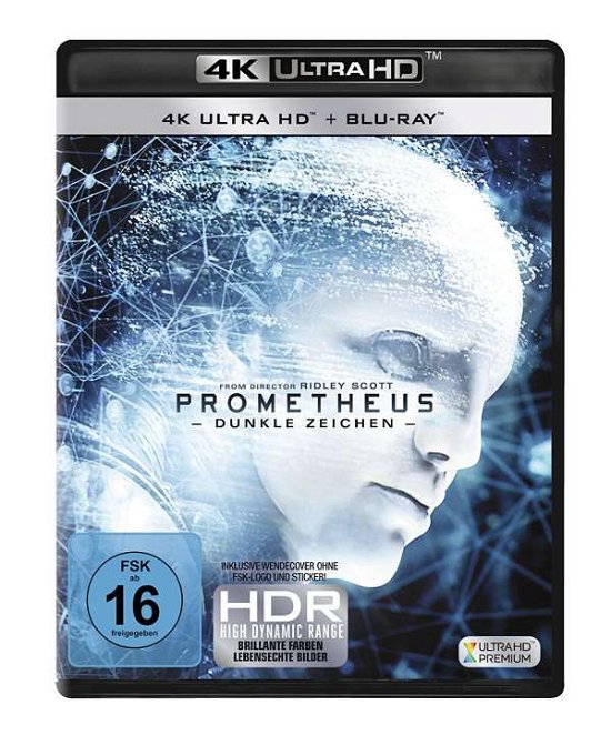 Cover for Prometheus - Dunkle Zeichen  (+ BR) (4K UHD Blu-ray) (2017)
