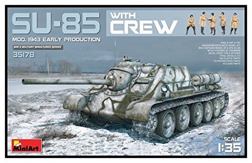 Cover for Miniart · Su-85 Mod. 1943 Early Production W/Crew (Leksaker)