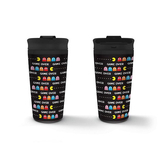 Cover for Pac Man · PAC MAN - Game Over - Metal Travel Mug 450 ml (Toys) (2023)