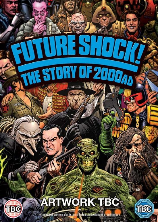 Cover for Future Shock! The Story Of 2000 AD · Future Shock - The Story Of 2000AD (DVD) (2015)