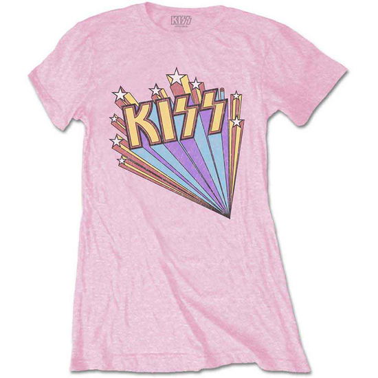 KISS Ladies T-Shirt: Stars - Kiss - Koopwaar -  - 5056170642415 - 