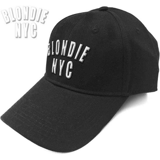 Cover for Blondie · Blondie Unisex Baseball Cap: NYC Logo (TØJ) [Black - Unisex edition]