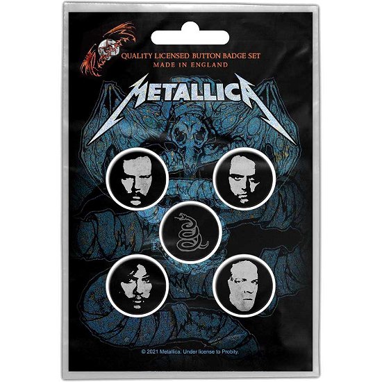 Metallica Button Badge Pack: Wherever I May Roam - Metallica - Fanituote -  - 5056365714415 - 