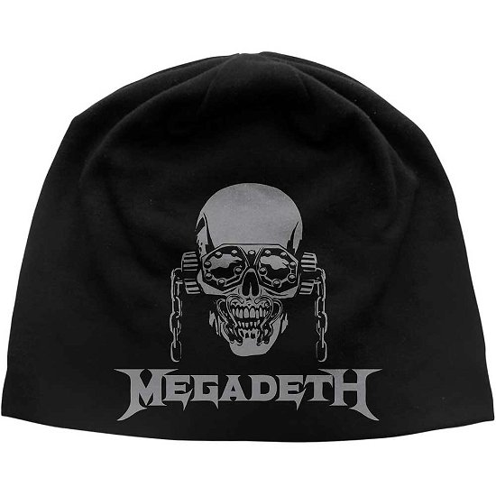 Cover for Megadeth · Megadeth Unisex Beanie Hat: Vic / Logo JD Print (Klær)