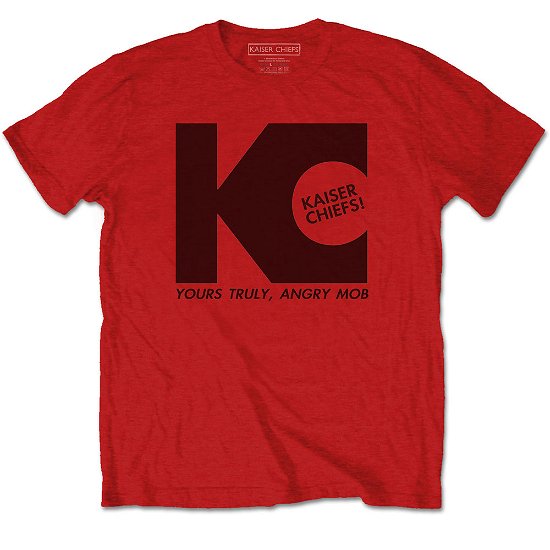 Kaiser Chiefs Unisex T-Shirt: Yours Truly - Kaiser Chiefs - Produtos - MERCHANDISE - 5056368601415 - 22 de janeiro de 2020