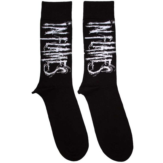 Cover for In Flames · In Flames Unisex Ankle Socks: Logo (Black) (UK Size 7 - 11) (CLOTHES) [size M] (2024)