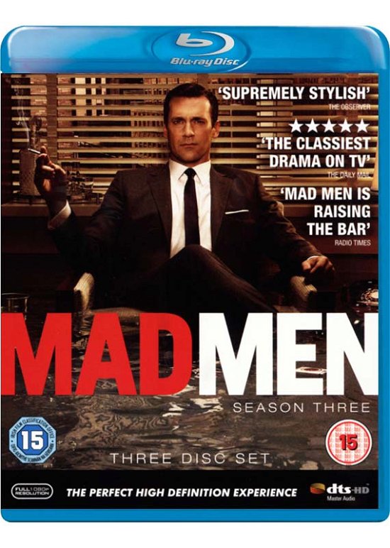Cover for Madmen Season 3 (Blu-ray) (2010)