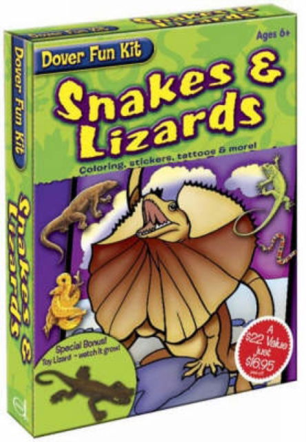 Snakes and Lizards - Dover Fun Kit - Dover - Książki - Dover Publications Inc. - 9780486466415 - 24 lipca 2008