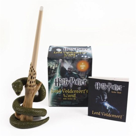 Harry Potter Voldemort's Wand with Sticker Kit: Lights Up! - Running Press - Merchandise - Running Press - 9780762452415 - March 20, 2014