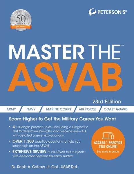 Master the ASVAB - Master the - Peterson's - Kirjat - Peterson's Guides,U.S. - 9780768942415 - torstai 21. kesäkuuta 2018