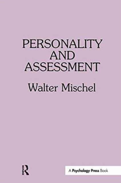 Cover for Walter Mischel · Personality and Assessment (Innbunden bok) (2016)