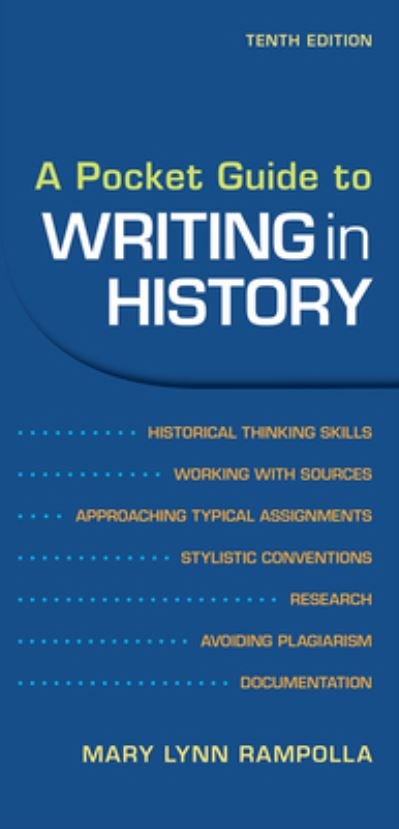 Cover for Mary Lynn Rampolla · A Pocket Guide to Writing in History (Paperback Bog) (2020)