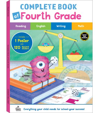 Complete Book of Fourth Grade - Carson Dellosa Education - Kirjat - Thinking Kids - 9781483862415 - torstai 15. huhtikuuta 2021