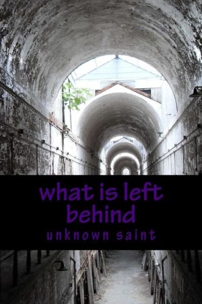 Cover for Unknown Saint · Volume Ii: What is Left Behind (Unknown Saint) (Taschenbuch) (2013)