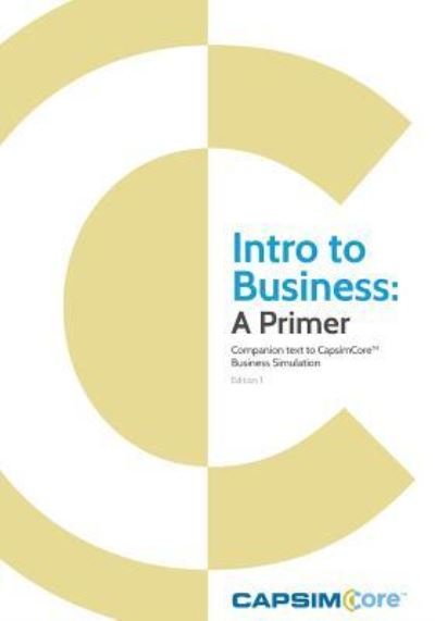 Cover for Capsim · Intro to Business (Paperback Bog) (2016)