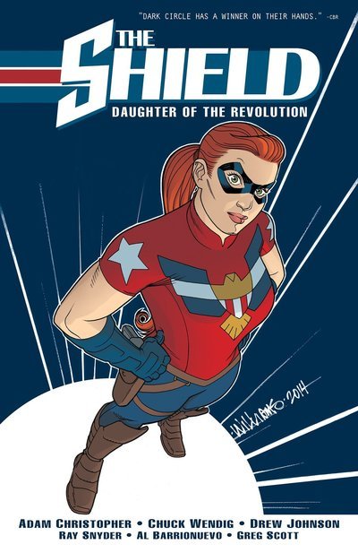 Cover for Adam Christopher · The Shield Vol. 1: Daughter of the Revolution (Taschenbuch) (2017)
