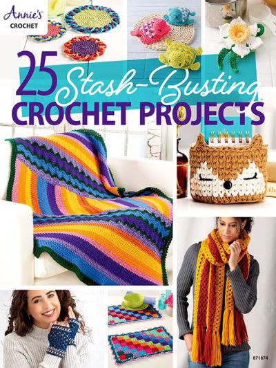 Cover for Annie's · 25-Stash Busting Crochet Projects (Book) (2024)