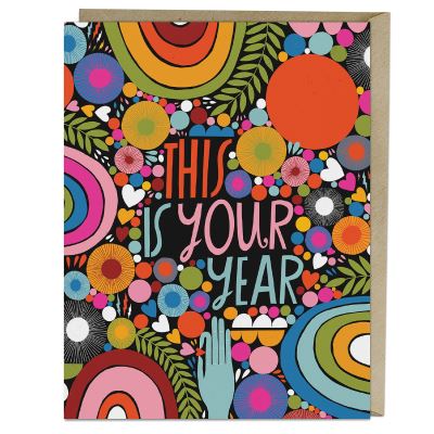 Cover for Lisa Congdon · 6-Pack Em &amp; Friends This Is Your Year Birthday Greeting Cards (Book pack) (2021)