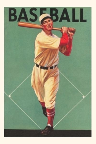 Cover for Found Image Press · Vintage Journal Baseball Batter Poster (Book) (2022)