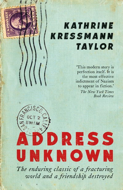 Address Unknown - Kathrine Kressmann Taylor - Boeken - Profile Books Ltd - 9781788163415 - 5 september 2019