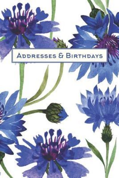 Cover for Andante Press · Addresses &amp; Birthdays (Paperback Book) (2019)