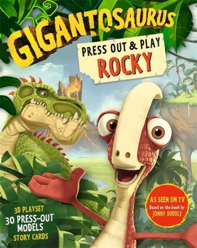 Cover for Cyber Group Studios · Gigantosaurus - Press Out and Play ROCKY: A 3D playset with press-out models and story cards! (Book) (2021)