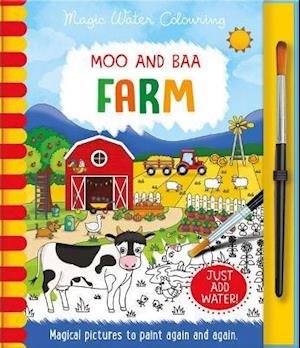Cover for Jenny Copper · Moo and Baa - Farm - Magic Water Colouring (Inbunden Bok) (2021)