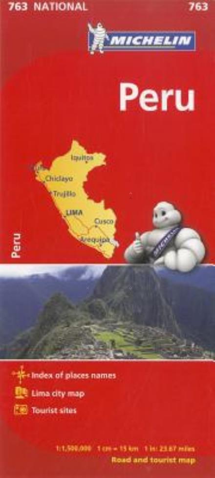 Cover for Michelin Travel &amp; Lifestyle · Peru (Maps / Country (Michelin)) (Map) [2nd edition] (2017)