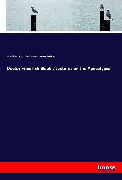 Cover for Davidson · Doctor Friedrich Bleek's Lectu (Book)