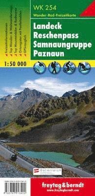 Cover for Freytag-Berndt · Landeck - Reschenpass - Samnaun Alps - Paznaun Hiking + Leisure Map 1:50 000 (Landkarten) (2015)