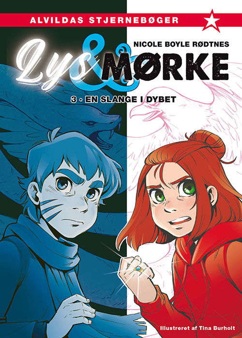 Cover for Nicole Boyle Rødtnes · Lys og mørke: Lys og mørke 3: En slange i dybet (Innbunden bok) [1. utgave] (2020)