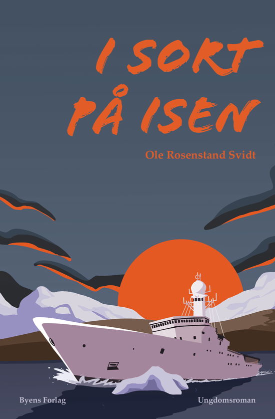 Cover for Ole Rosenstand Svidt · I sort på isen (Sewn Spine Book) (2024)