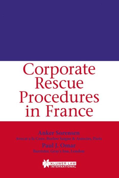 Cover for Anker Sandostrok · Corporate Rescue Procedures in France (Hardcover Book) (1996)