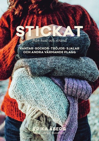 Cover for Erika Åberg · Stickat från kust och strand (Innbunden bok) (2024)