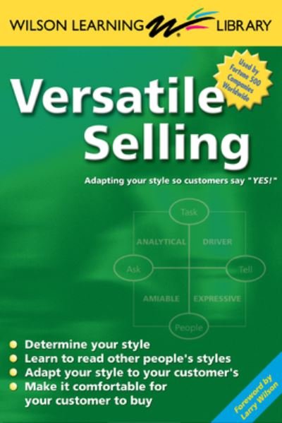 Cover for Larry Wilson · Versatile Selling (Buch) (2003)