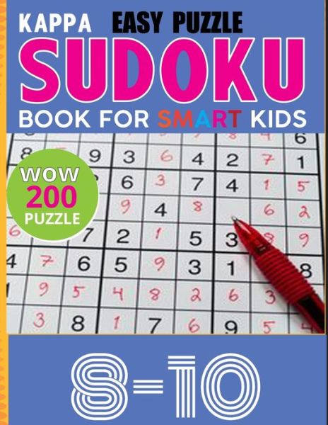 Cover for Kazigift Publishing · Kappa Easy Puzzle Sudoku Book for smart kids (Paperback Book) (2021)