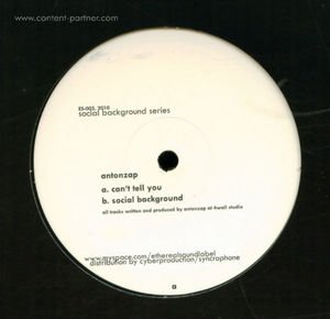 Cover for Anton Zap · Social Background (12&quot;) (2011)