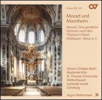 Cover for Holzbauer / Mozart / Rettenmaier / Jc Bach Academy · Mass in C / 3 Sacred Hymns (CD) (2001)