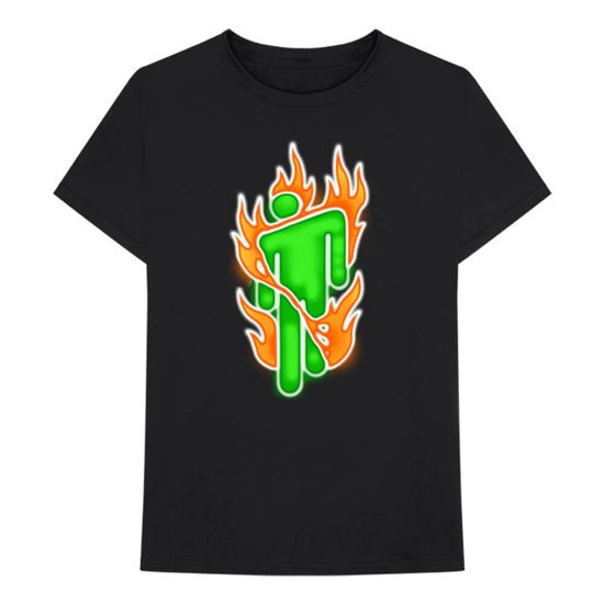 Airbrush Flames,t-shirt,größe Xl,schwarz - Billie Eilish - Merchandise -  - 0602508688416 - 10. januar 2020