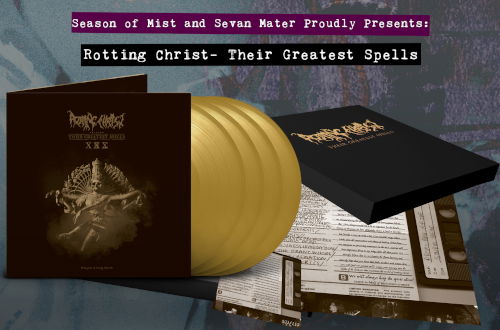 Cover for Rotting Christ · Their Greatest Spells (4 LP Gold Vinyl Box) (LP) (2024)