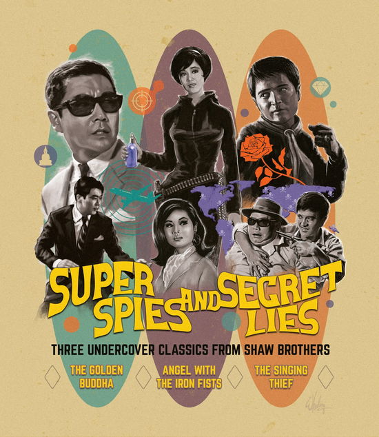 Cover for Blu-ray · Super Spies and Secret Lies (Blu-ray) (2024)