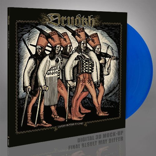 Cover for Drudkh · Eastern Frontier In Flames (LP) [Blue Vinyl edition] (2024)