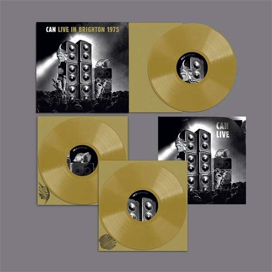 Cover for Can · Live in Brighton 1975 (Gold 3lp) (VINIL) [Limited edition] (2021)