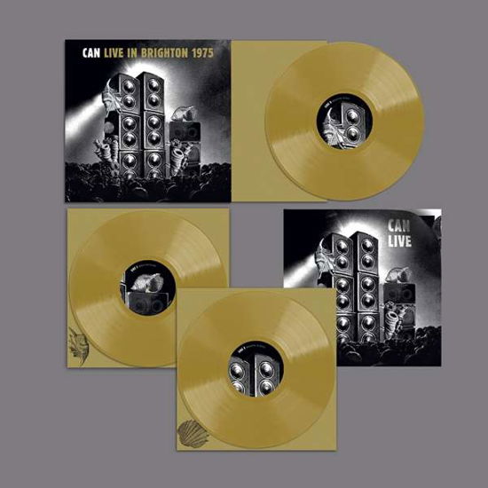 Cover for Can · Live in Brighton 1975 (Gold 3lp) (VINYL) [Limited edition] (2021)