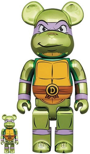 Cover for Medicom · Tmnt Donatello Chrome Version 100% &amp; 400% Bea 2pk (MERCH) (2025)