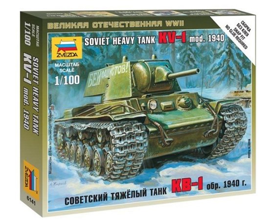 Zvezda · Soviet Heavy Tank Kv-1 1:100 (Toys)